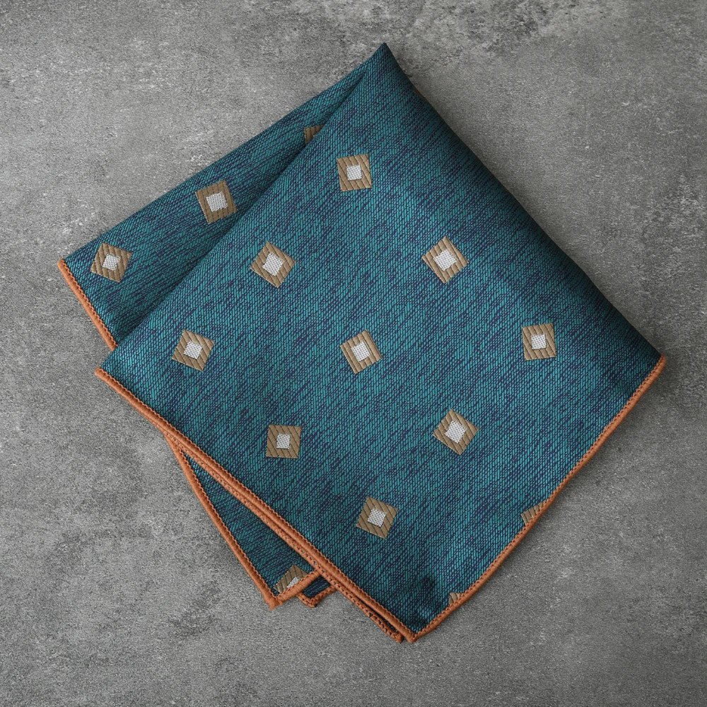 Men's Floral Pocket Square, Wedding & Party Accessory